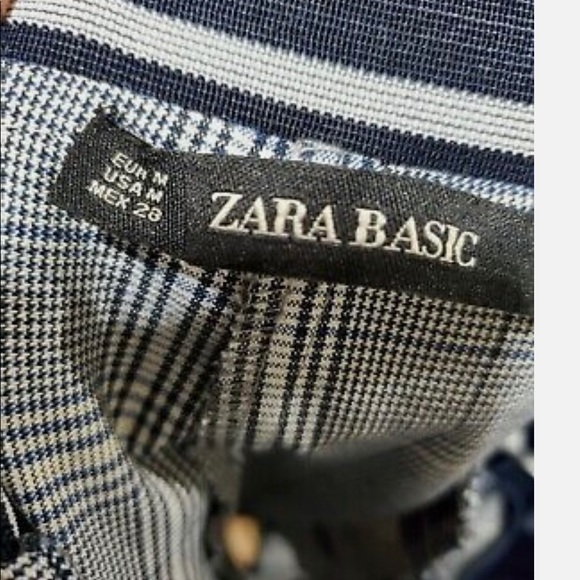 Zara Basic Women’s gray lining polyester skinny crop pull on dress pants. - Picture 4 of 11